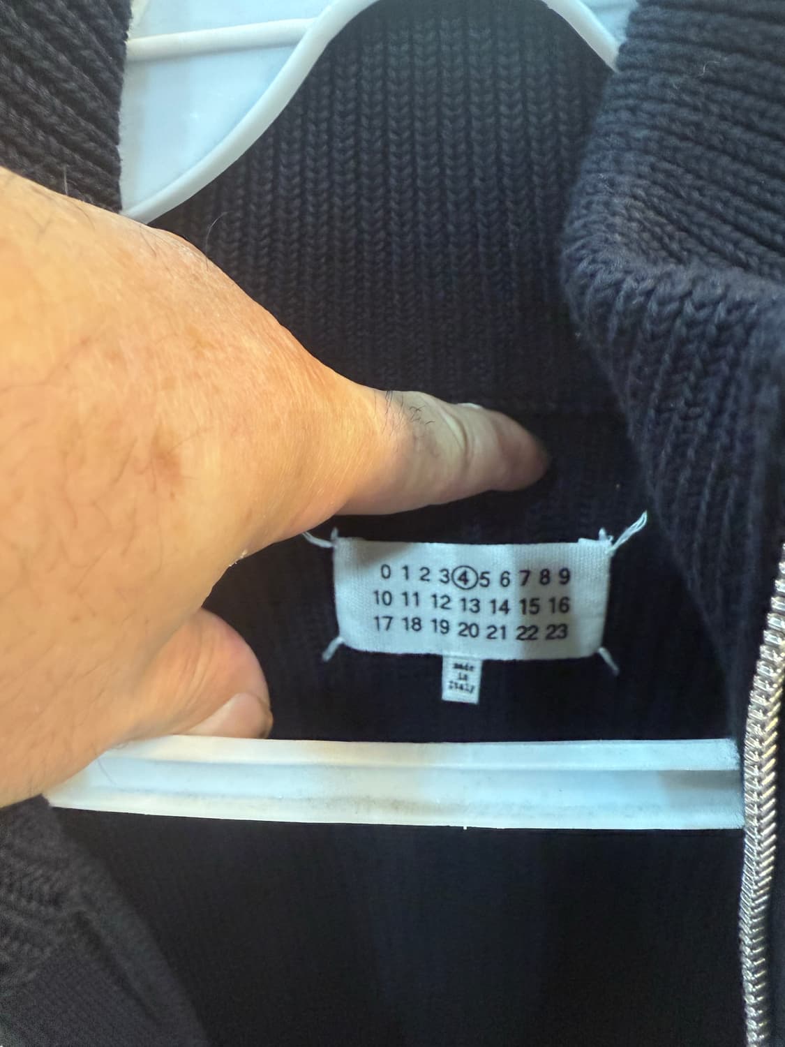 55-66 정품 메종 마르지엘라 롱 니트 가디건 팝니다 상품이미지2