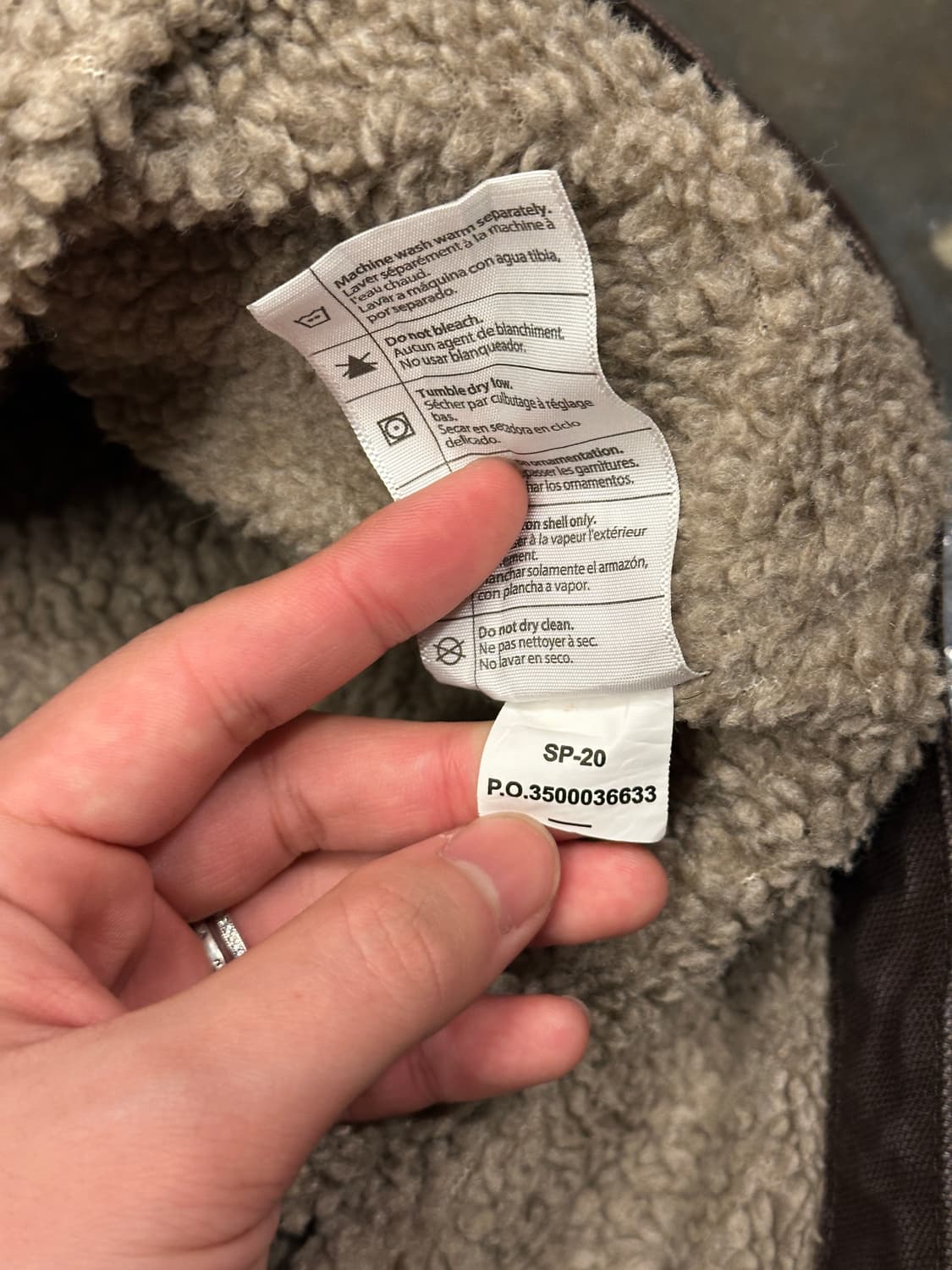 칼하트 워크자켓 베스트 브라운 XXL 상품이미지7