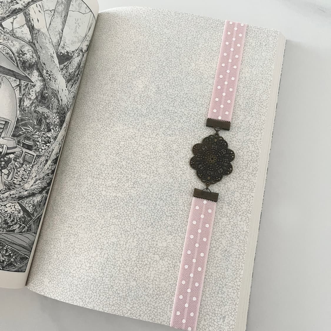 리본 펜던트 북밴드 ⊰antique charm⊱ book-band 상품이미지1