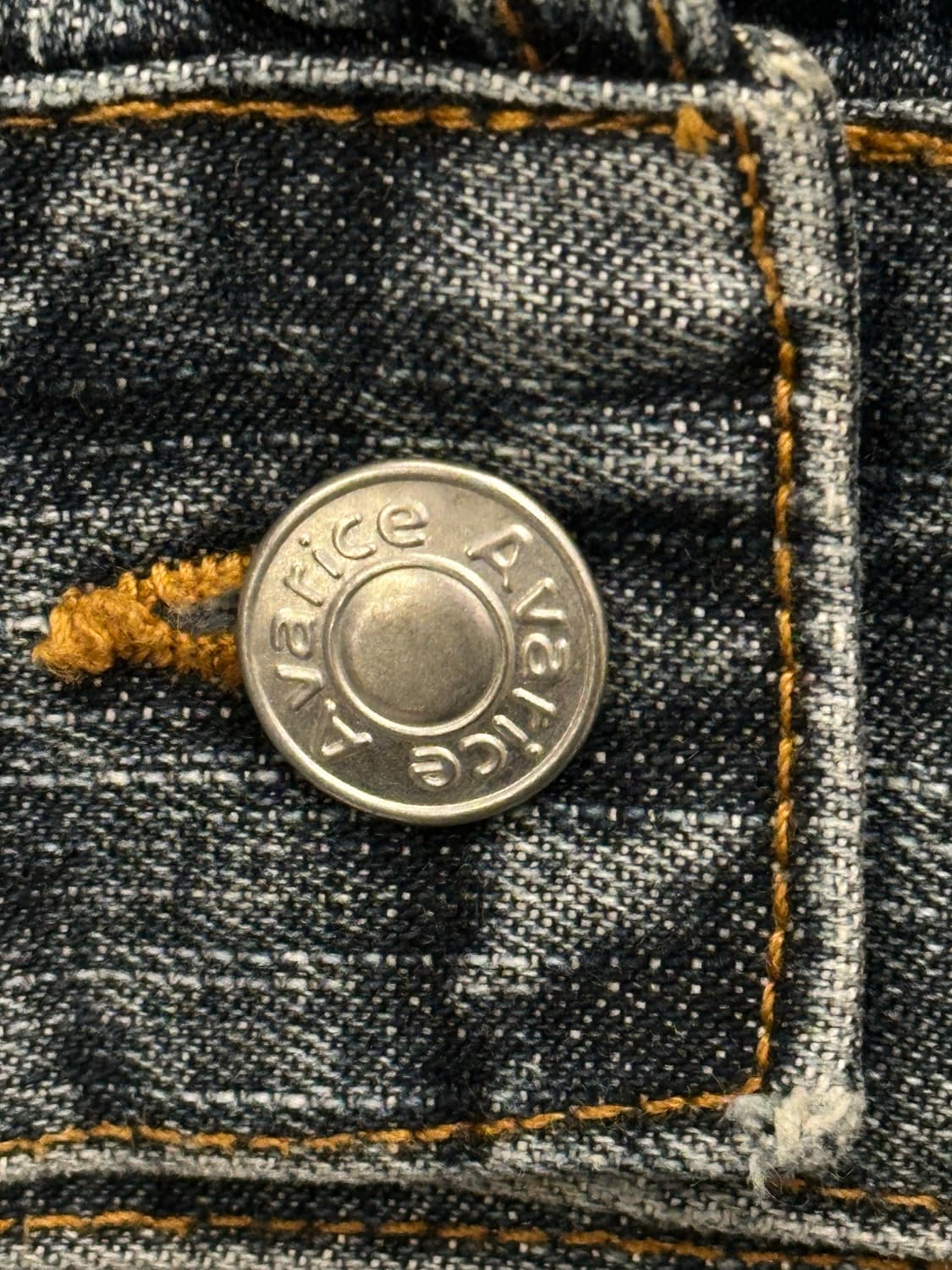 L)Avarice 빈티지 여성 비즈 디테일 데님 집업 자켓 상품이미지6