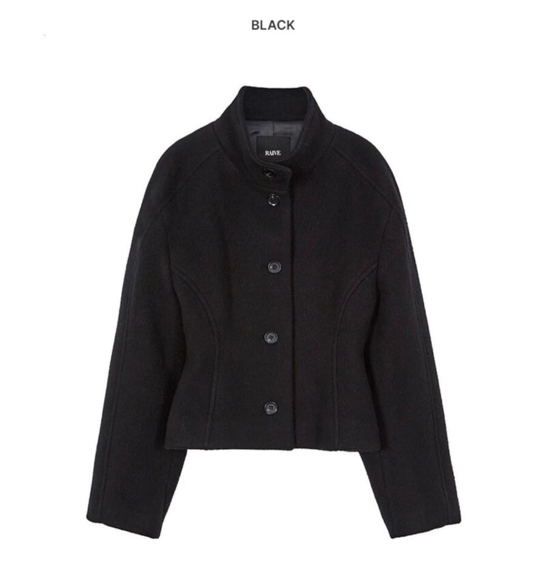 레이브 하이넥 숏코트 상품이미지2