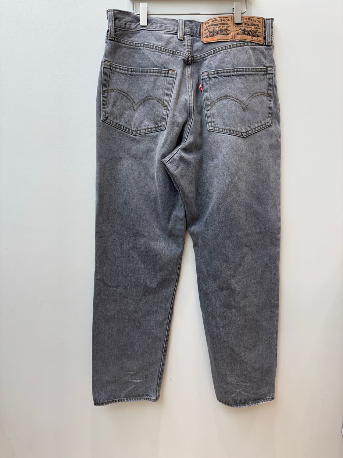 BEAMS x LEVI'S 501XX 슈퍼 와이드 데님 팬츠 워시드 블랙 상품이미지2