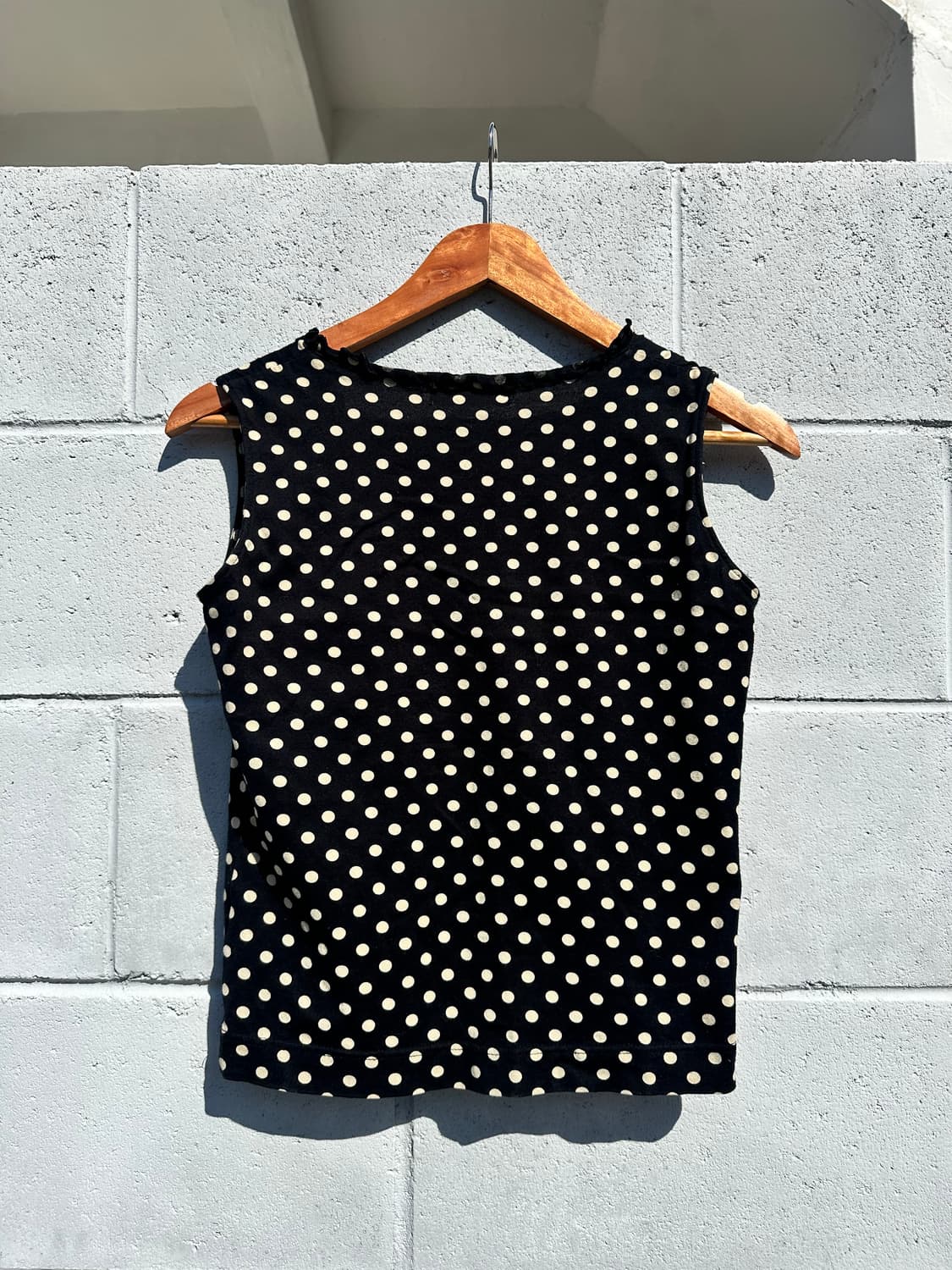 마리끌레르 도트 패턴 슬리브리스 상품이미지3