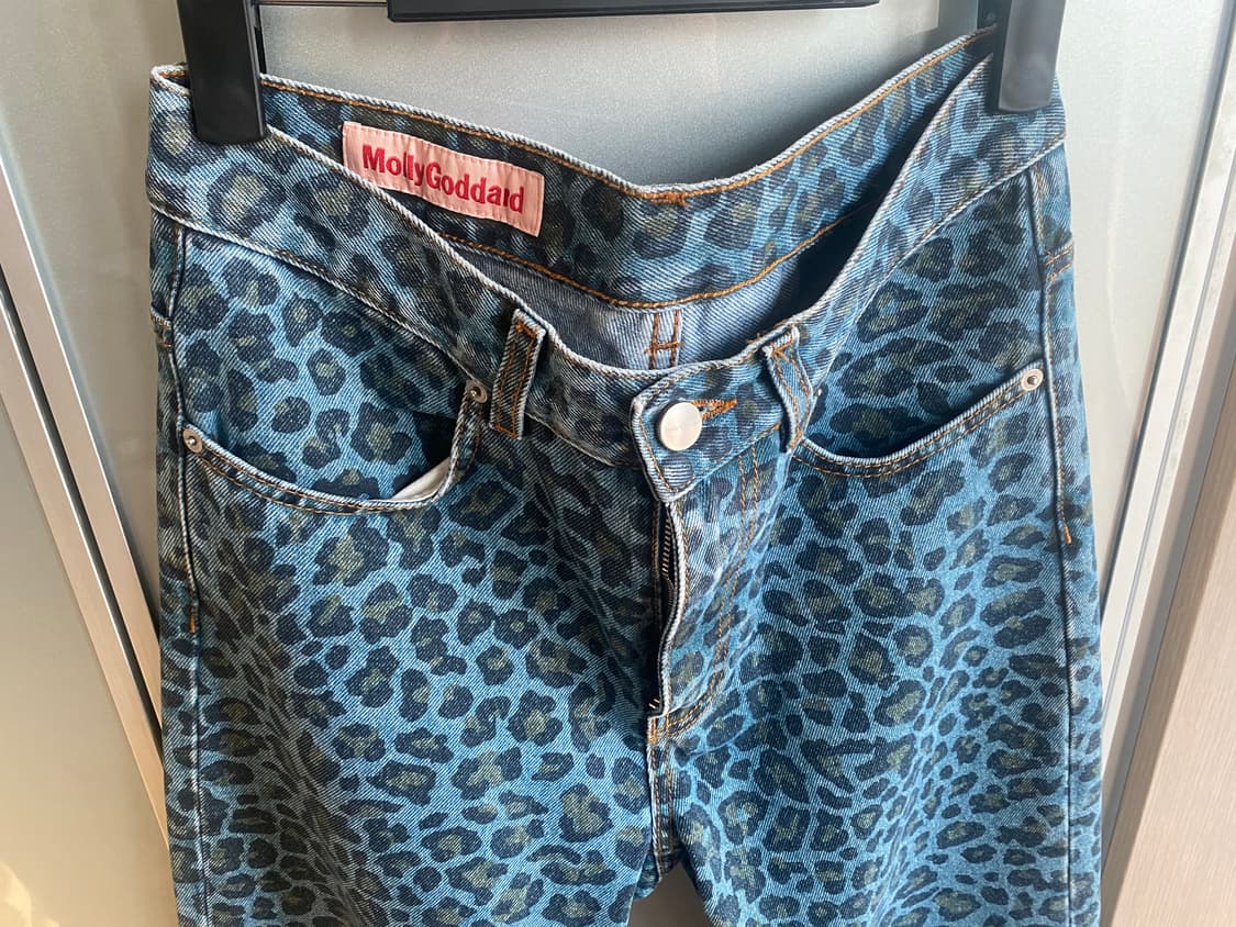 Molly Goddard 몰리고다드 도리아나 레오파드 데님 27 상품이미지7