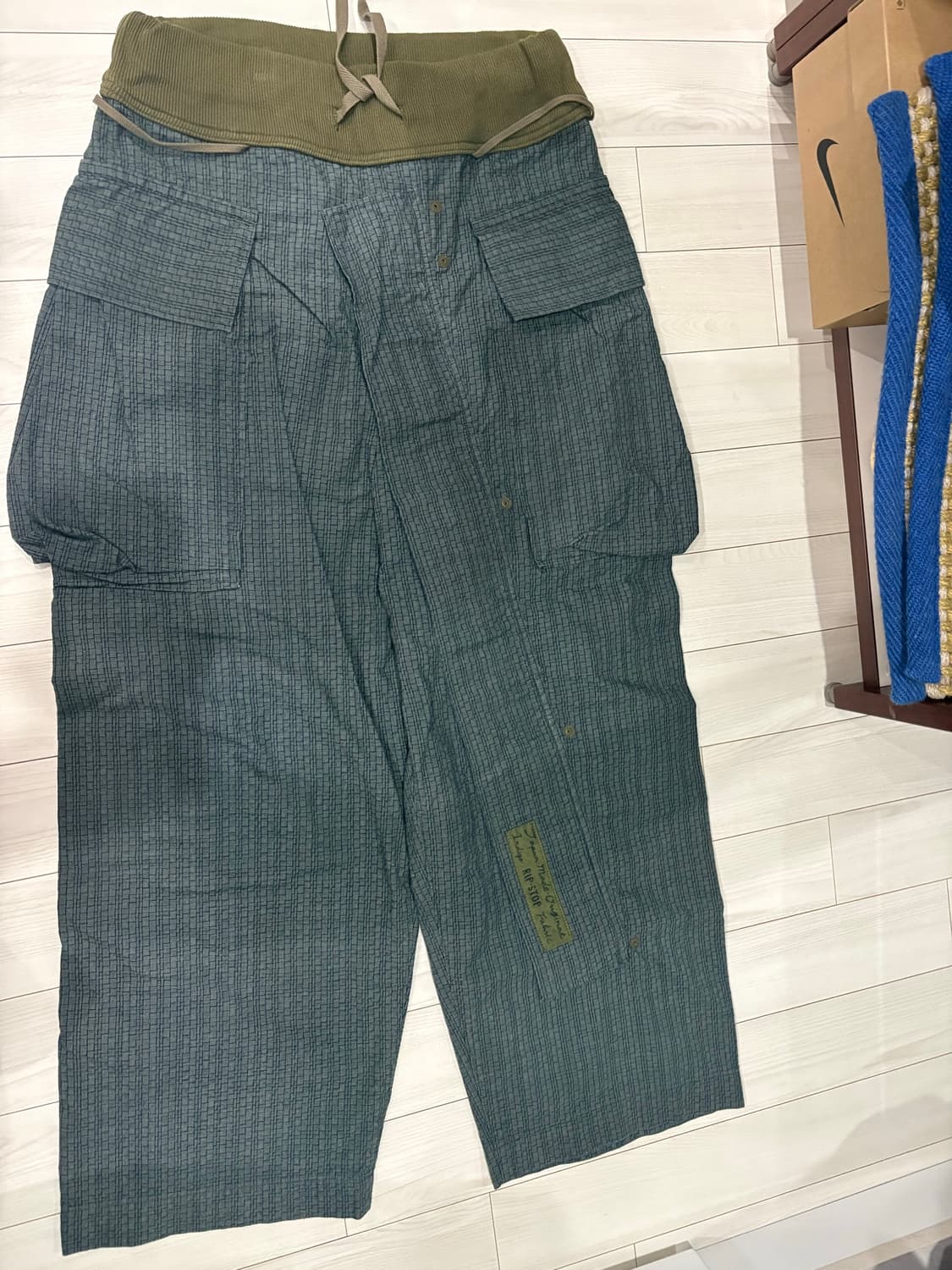Kapital indigo no4 카고바지 상품이미지3