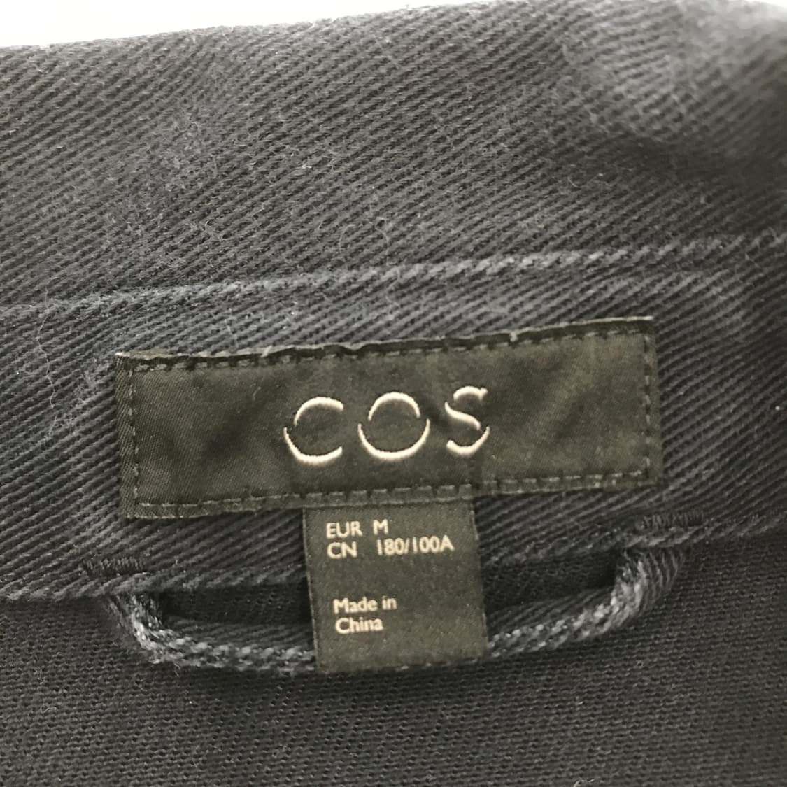 COS 코스 가먼트 워크자켓 다크네이비 [M] 상품이미지4
