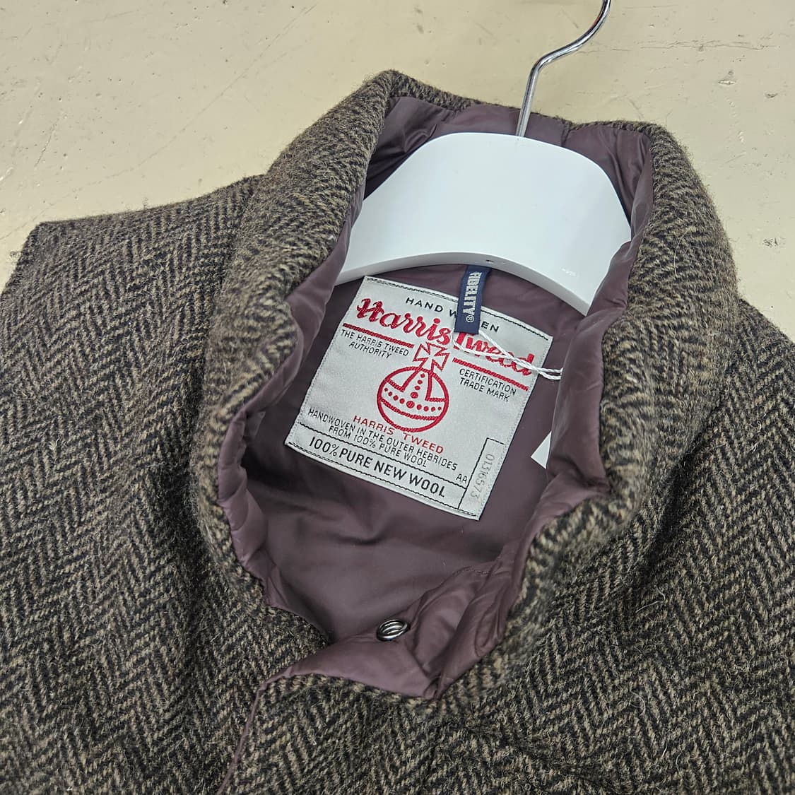 Fidelity harris tweed 피델리티 해리스트위드 양면조끼 S 상품이미지6