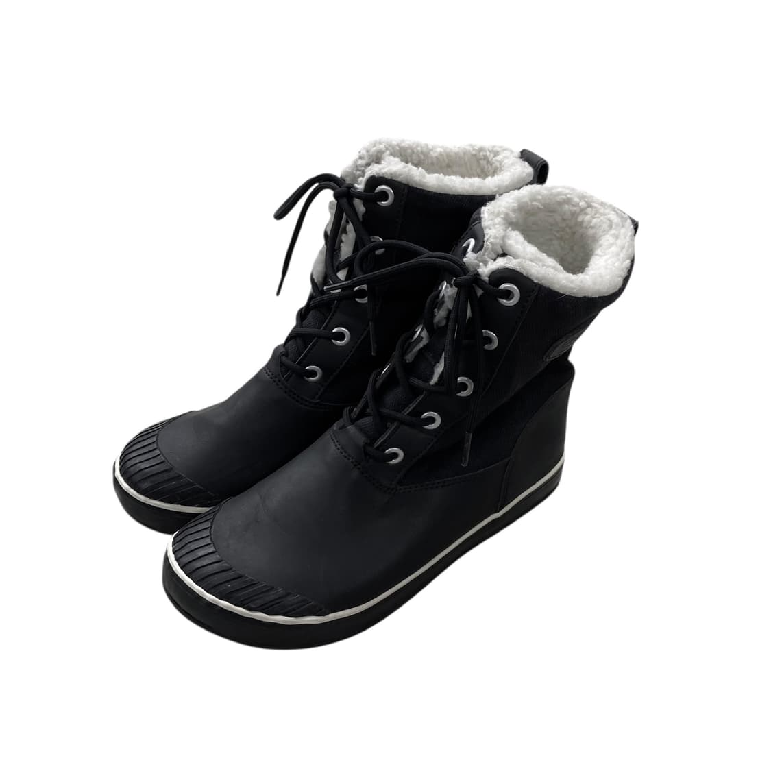 keen black fur high top boots 상품이미지3