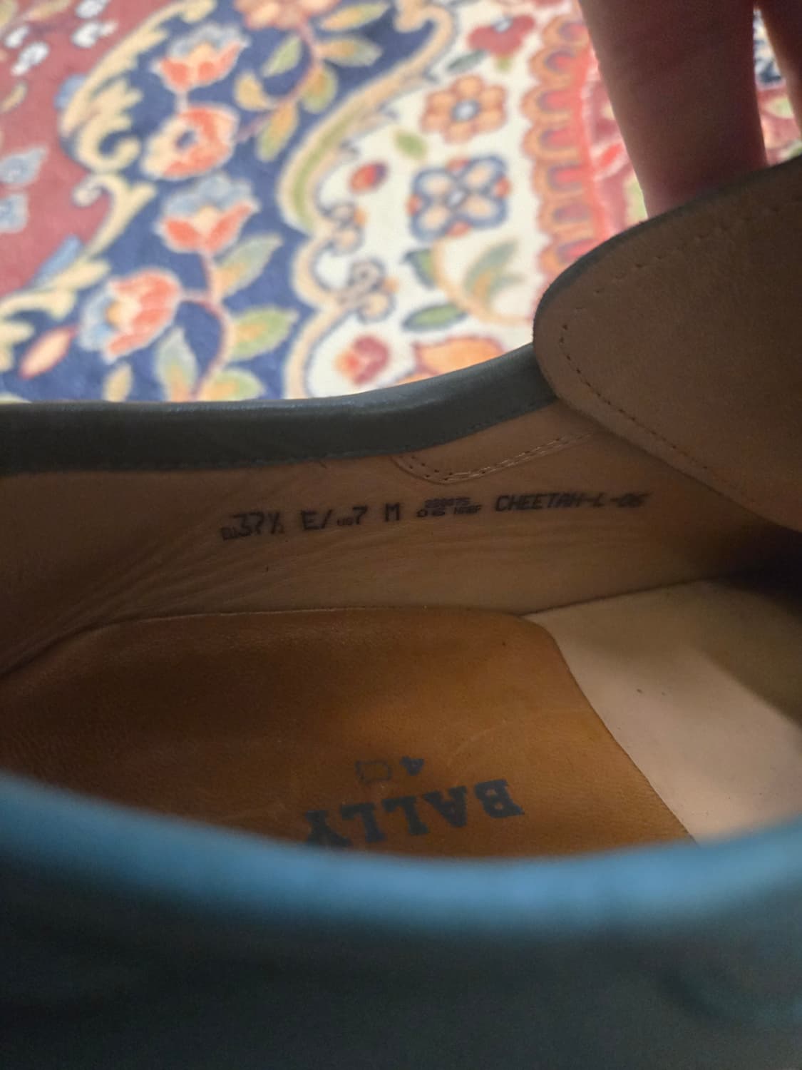 발리 BALLY 빈티지 치타 레더 스니커즈 (37.5) 상품이미지9