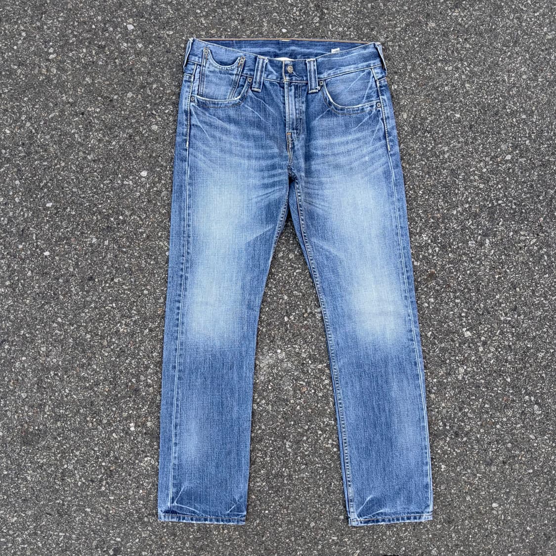 리바이스 522 슬림 스트레이트 중청 데님 (32)   상품이미지1
