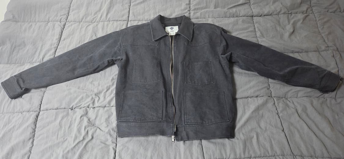에스파이 WASHED CANVAS WORK JACKET 빈티지 블랙 상품이미지1