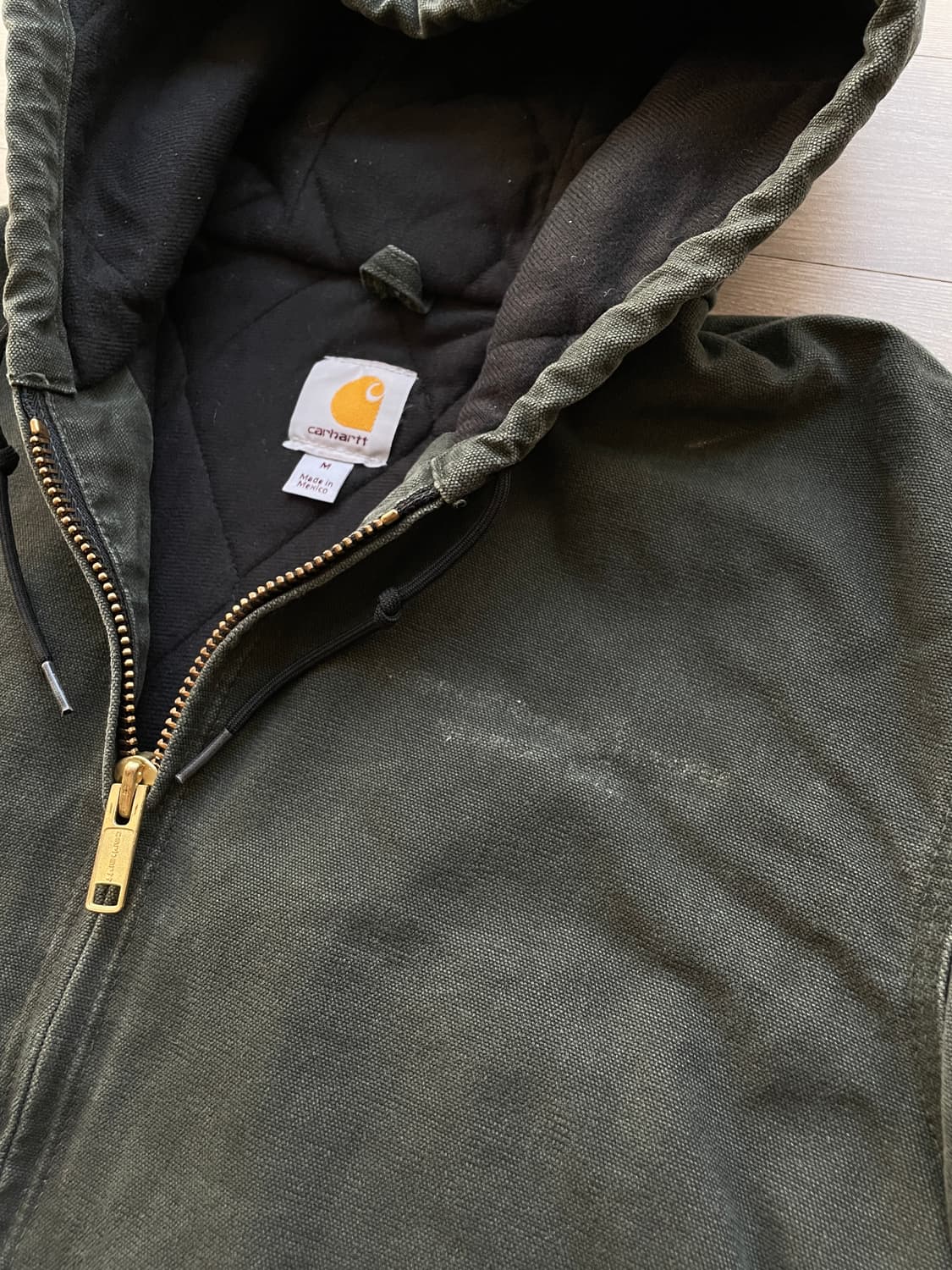 칼하트 j130 mos 모스 액티브 샌드스톤 상품이미지5