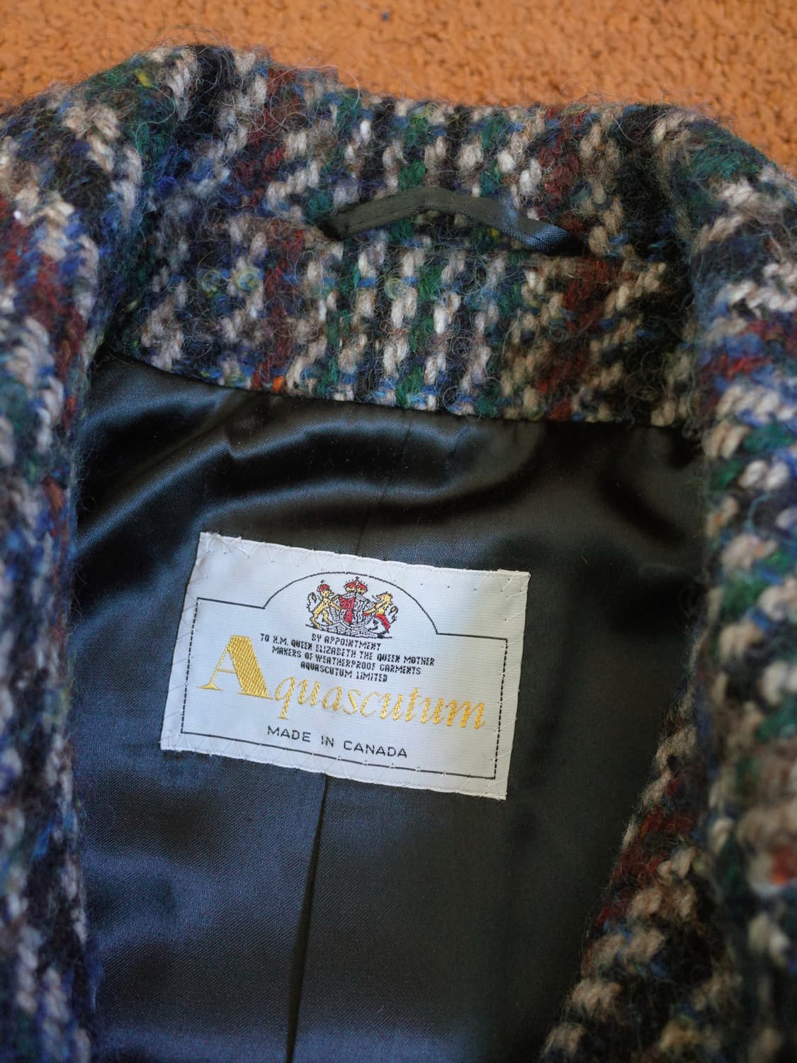 아쿠아스큐텀 트위드 롱코트 상품이미지3