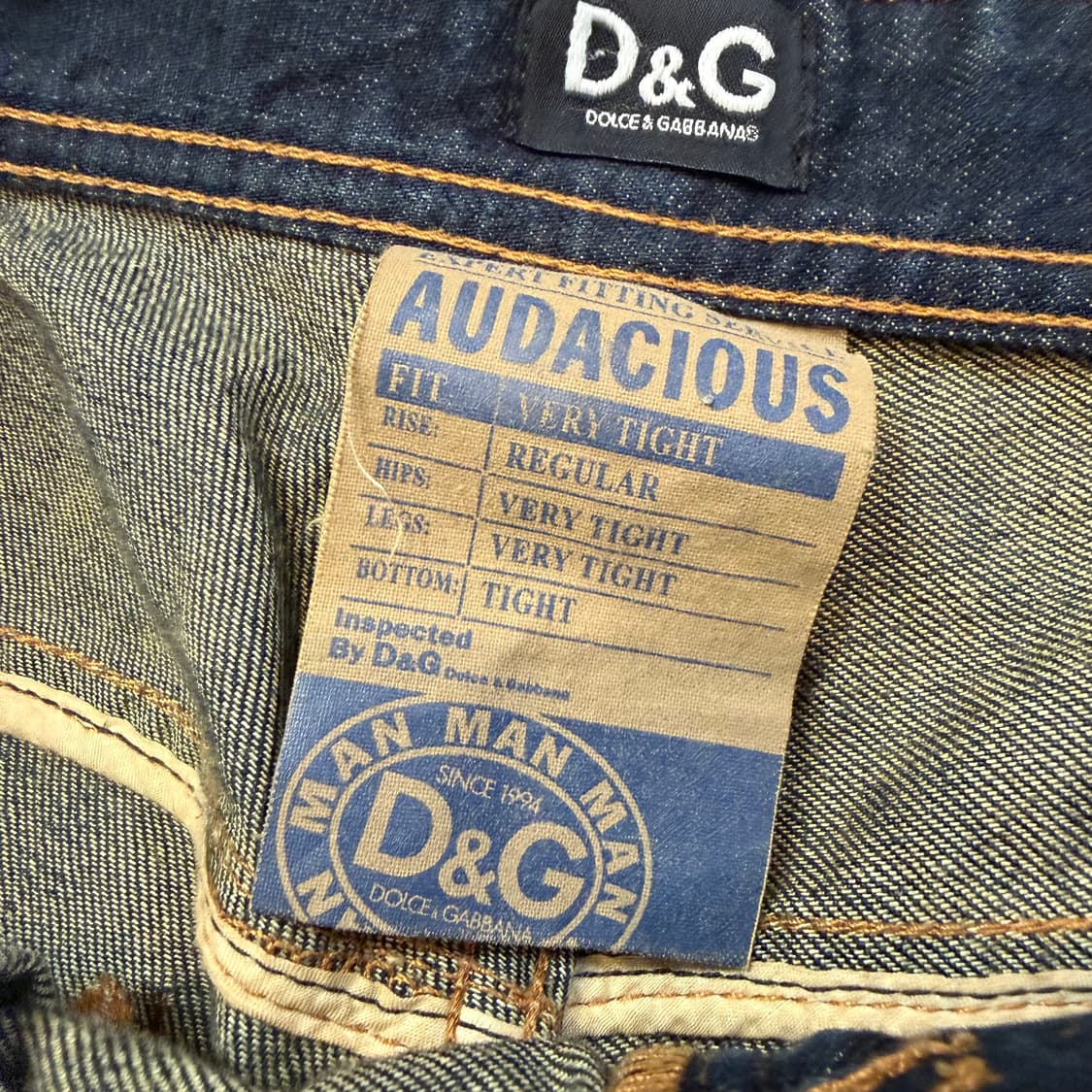 돌체앤가바나 진청 워싱 데님 팬츠 상품이미지4