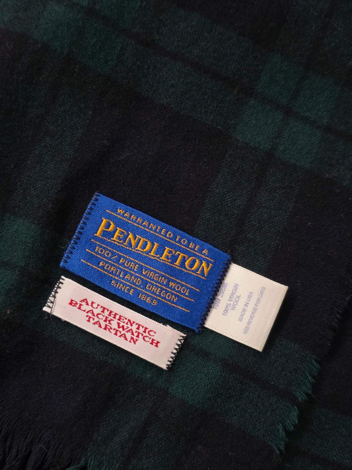 Pendleton 펜들턴 체크패턴 울 머플러 상품이미지3