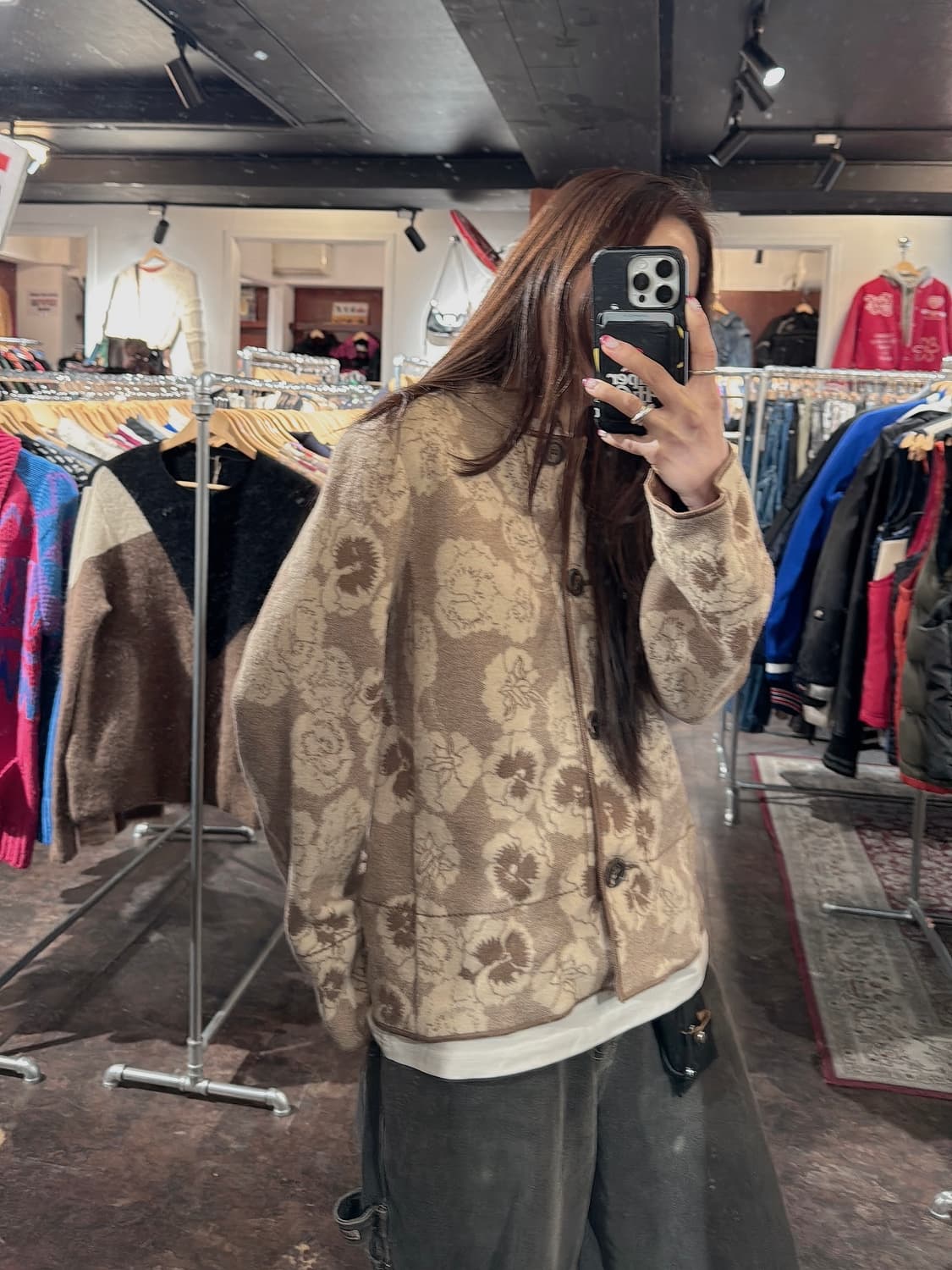 missoni 미쏘니 플라워 패턴 자켓 가디건 울 니트 46 상품이미지1