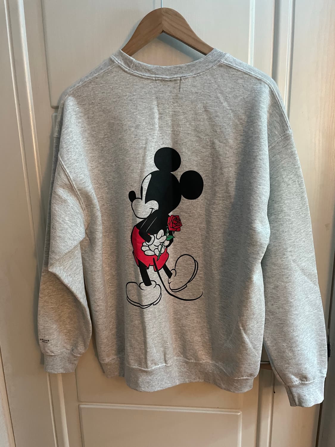 [L]DELUXE2003 mickey 스웻셔츠 그레이컬러 상품이미지2