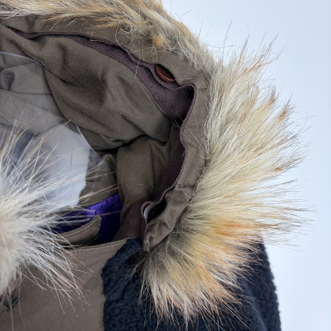 컬러 비콘 플리스 후리스 풀오버 후드 자켓 상품이미지5