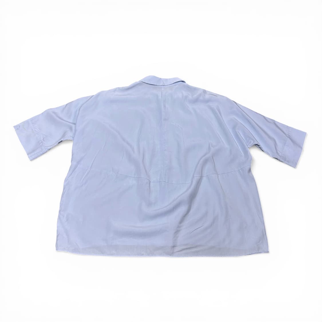 우먼FREE COS 코스 스카이블루 7부 반팔셔츠 상품이미지2