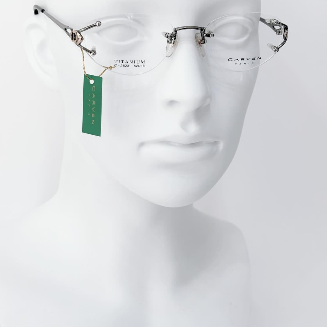 CARVEN 그레이 무테 데드스탁 빈티지안경 상품이미지5