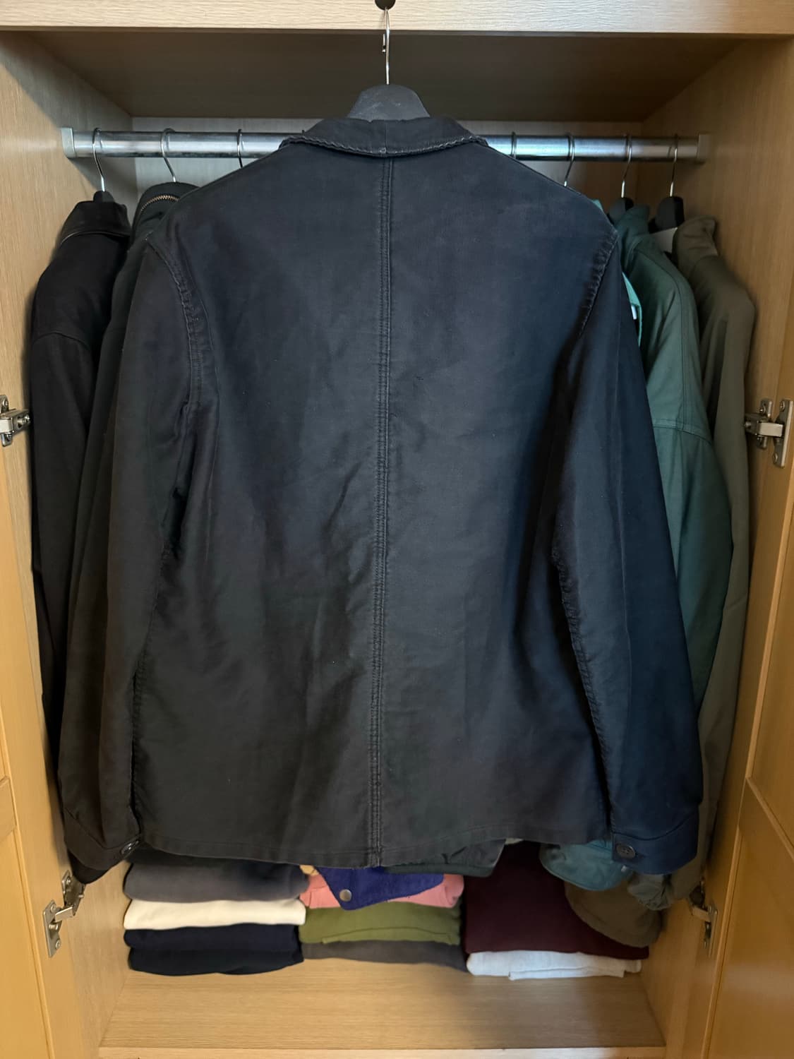 [48] 빈티지 프렌티워크 자켓 블랙 상품이미지2