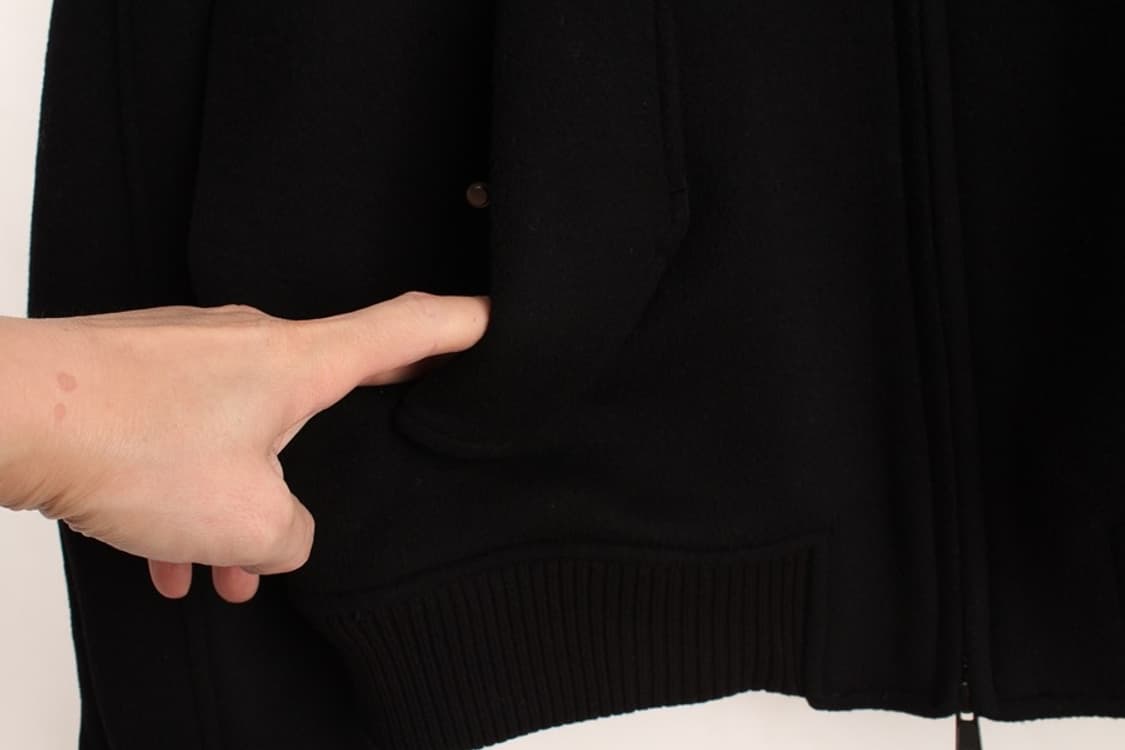 L 아트이프액츠 모직 캐시미어 해링턴 자켓 상품이미지5