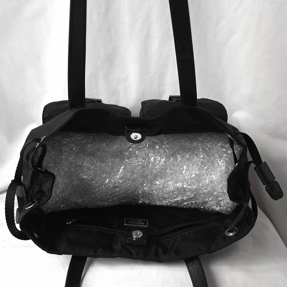 [정품 PRADA] 프라다 투포켓 나일론 숄더백 쇼퍼백 상품이미지5