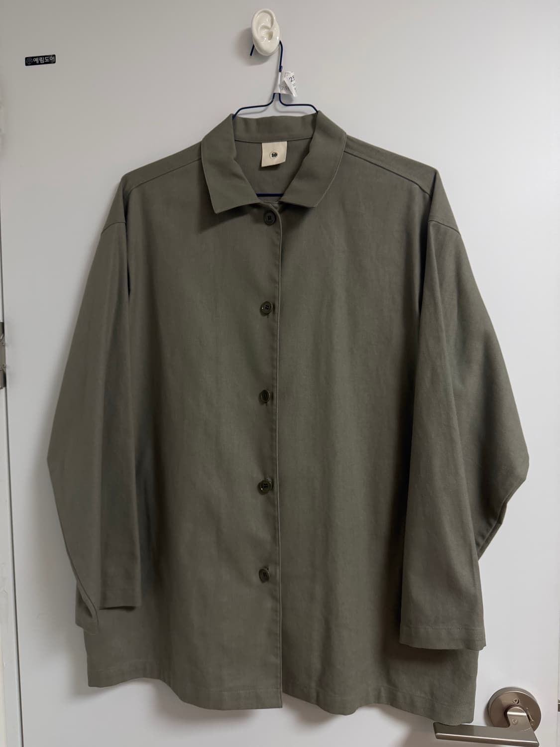 악토브헤 / Cotton shacket / Sage Gray 상품이미지7
