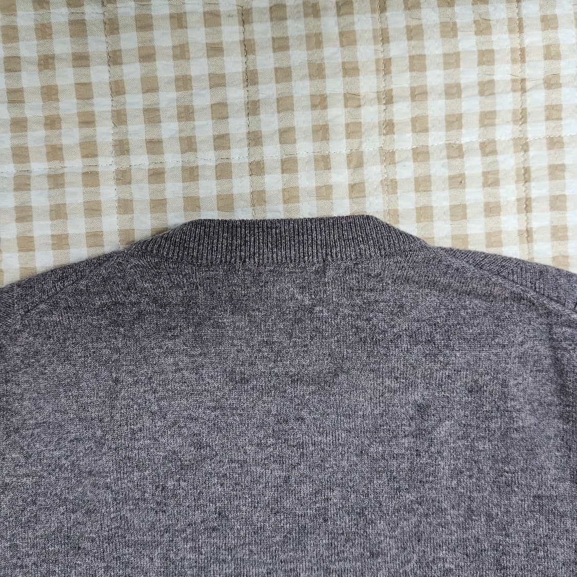 바쏘옴므 울100 긴소매 니트 남자100 상품이미지5