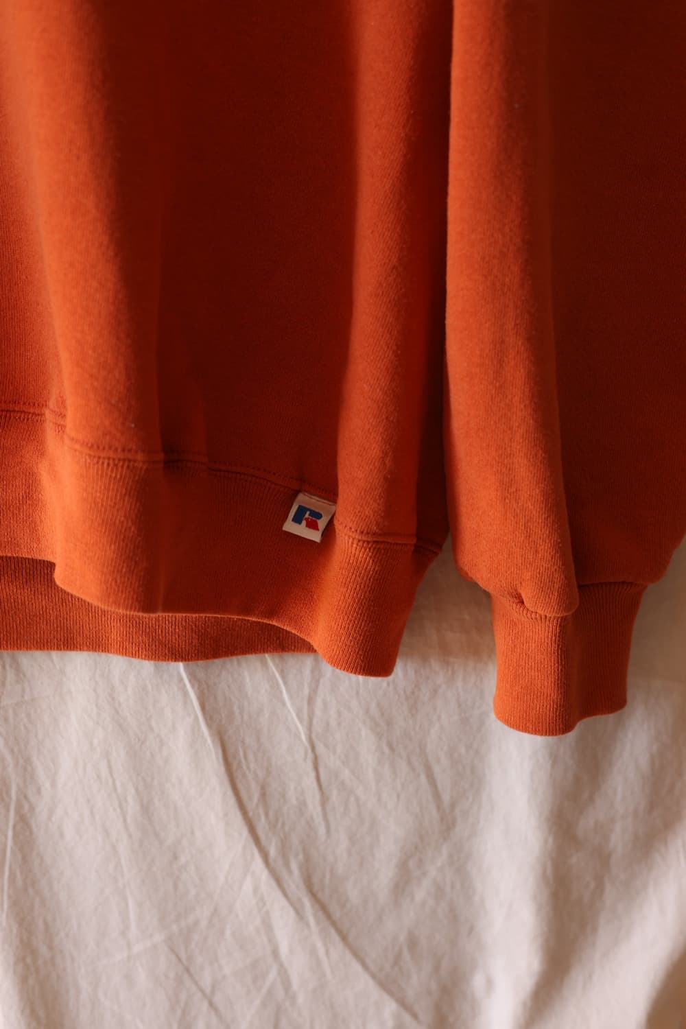 러셀 90s 스웻셔츠 맨투맨 톤 다운 오렌지 L 상품이미지4