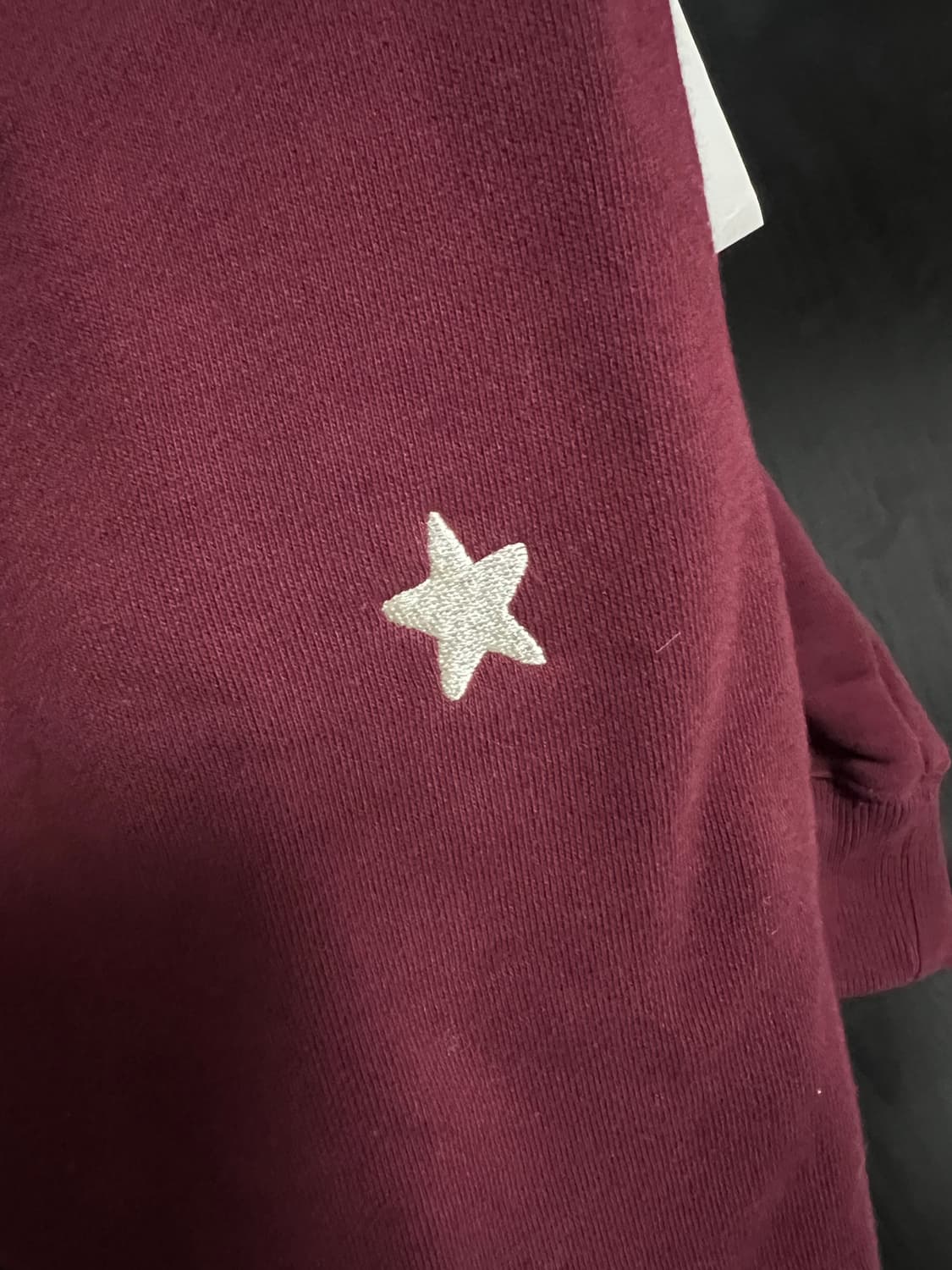 기준 플래그 후드티 버건디 (L-XXL) 상품이미지4