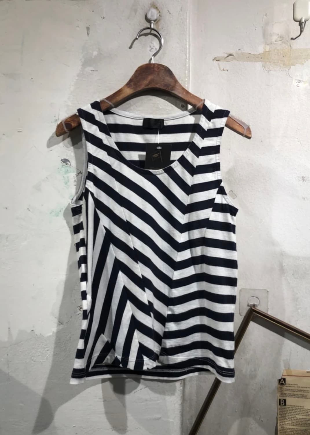 [2760]Paul smith black white sleeveless 상품이미지4