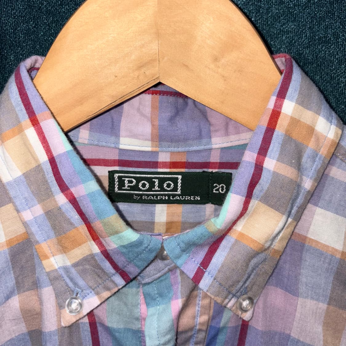 (L) 폴로 랄프로렌 레이디 멀티컬러 체크 셔츠 상품이미지4