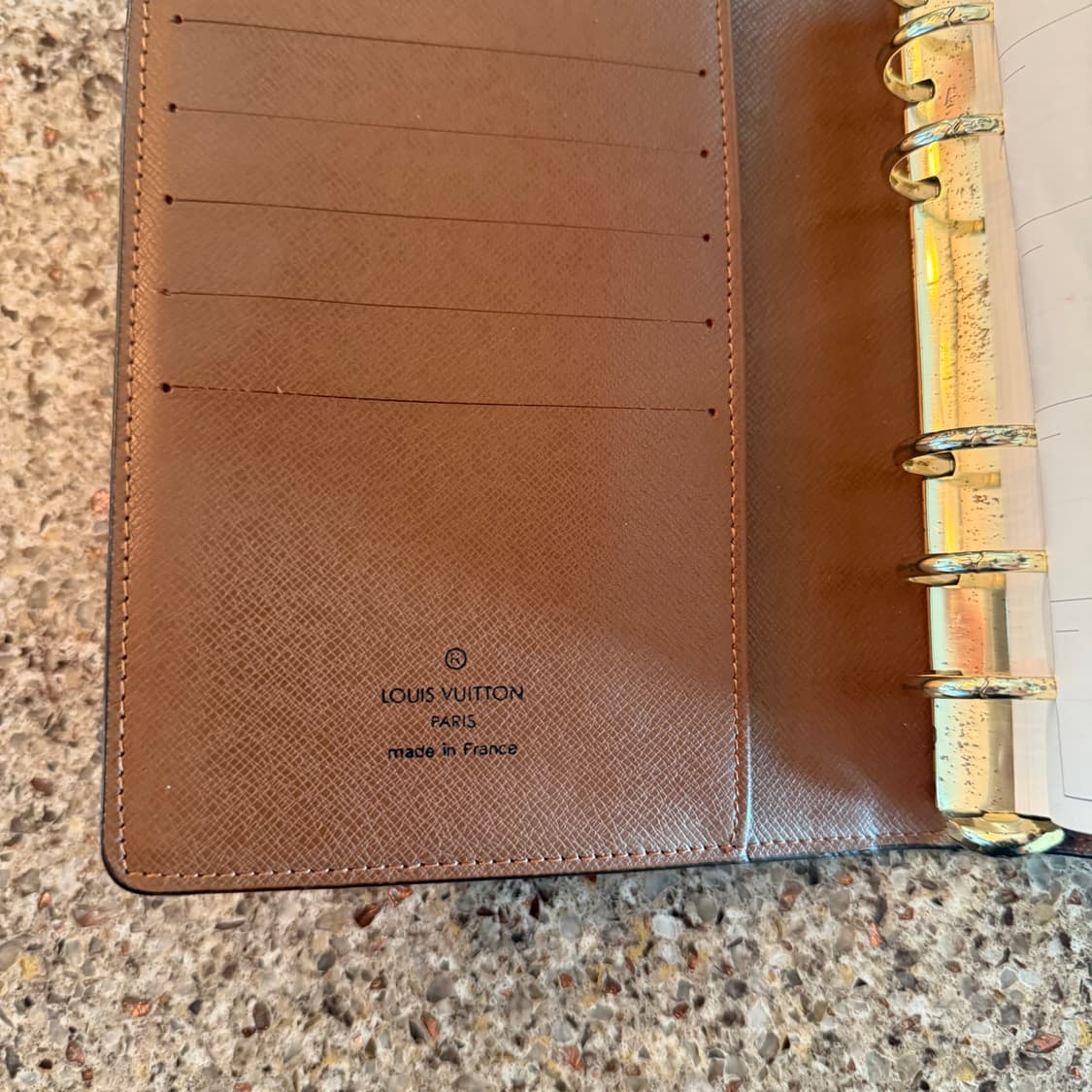 루이비통 모노그램 미디엄 링 아젠다 상품이미지5