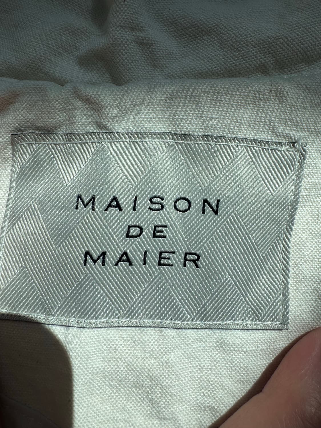 메종드메이어(MAISON DE MAIER) 라미 코튼 자켓 (아이보리) 상품이미지8