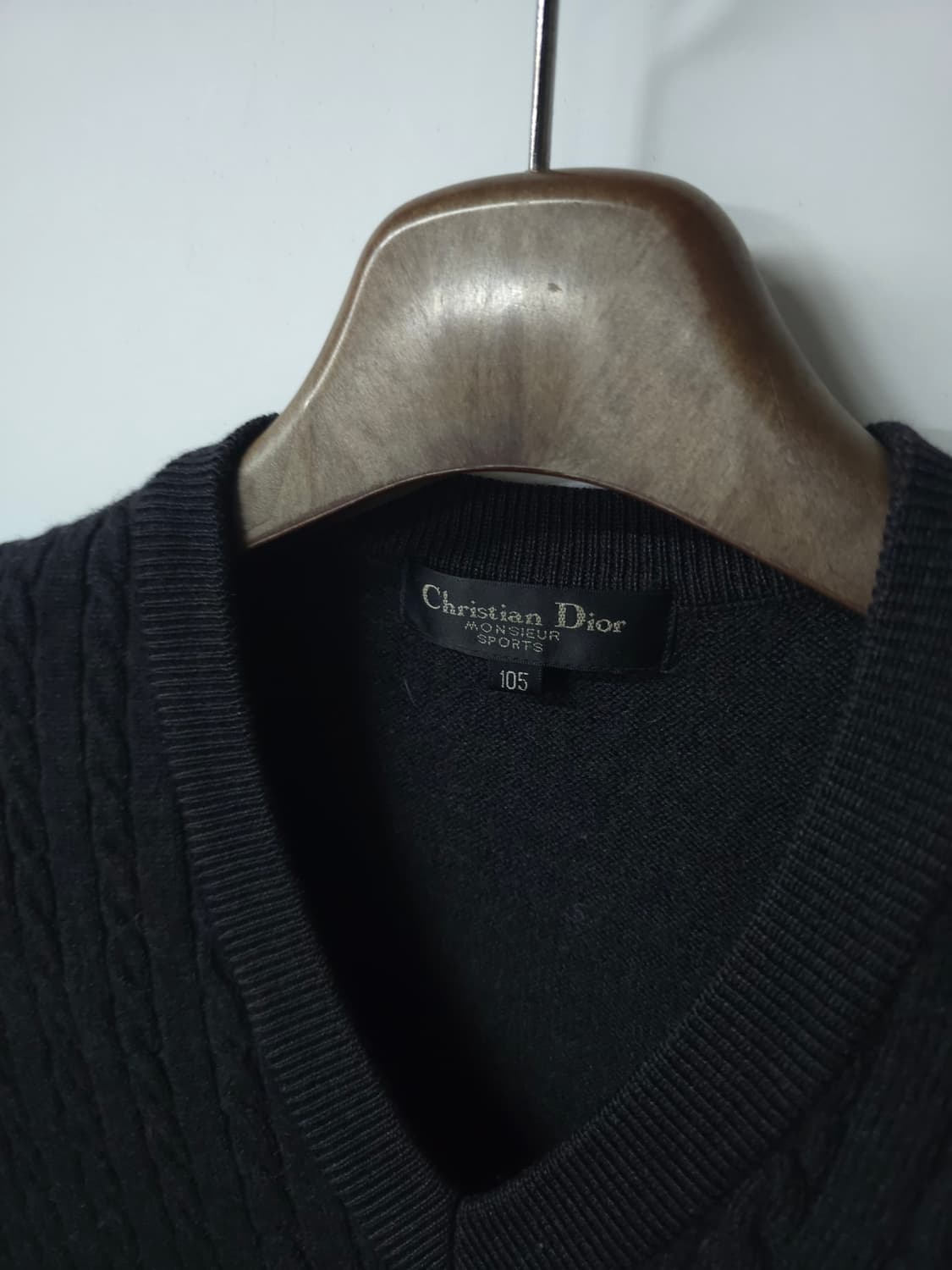 크리스챤디올(DIOR) 케이블 울조끼 (남성 95) 상품이미지3