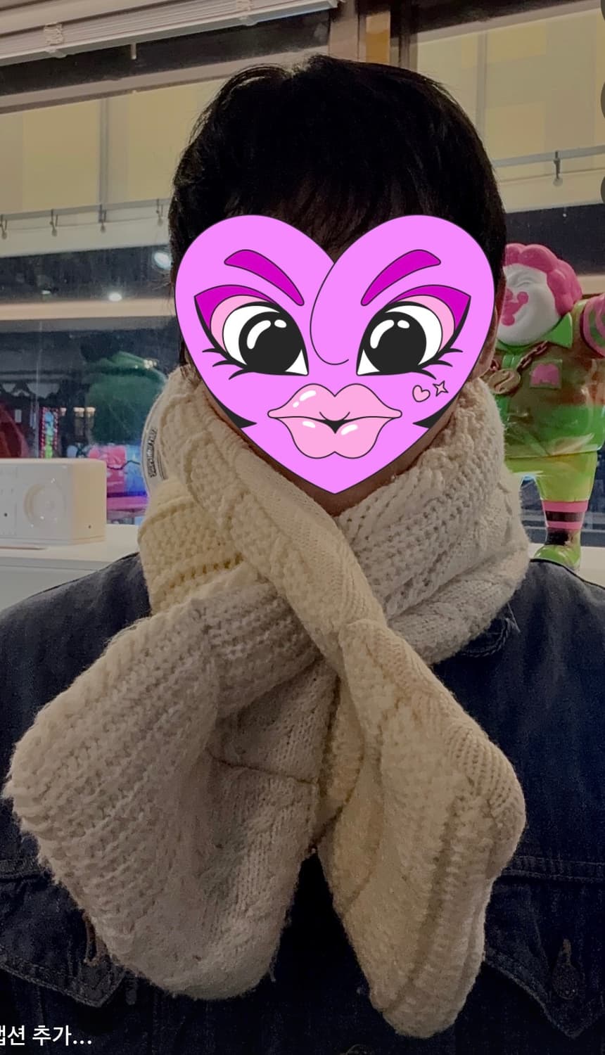 캐피탈 니트 머플러 상품이미지5