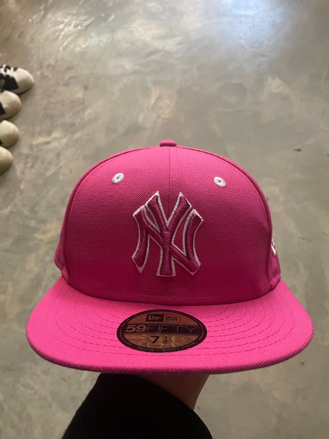 뉴에라 뉴욕양키스 핑크 7 1/8(56.8cm) 상품이미지2