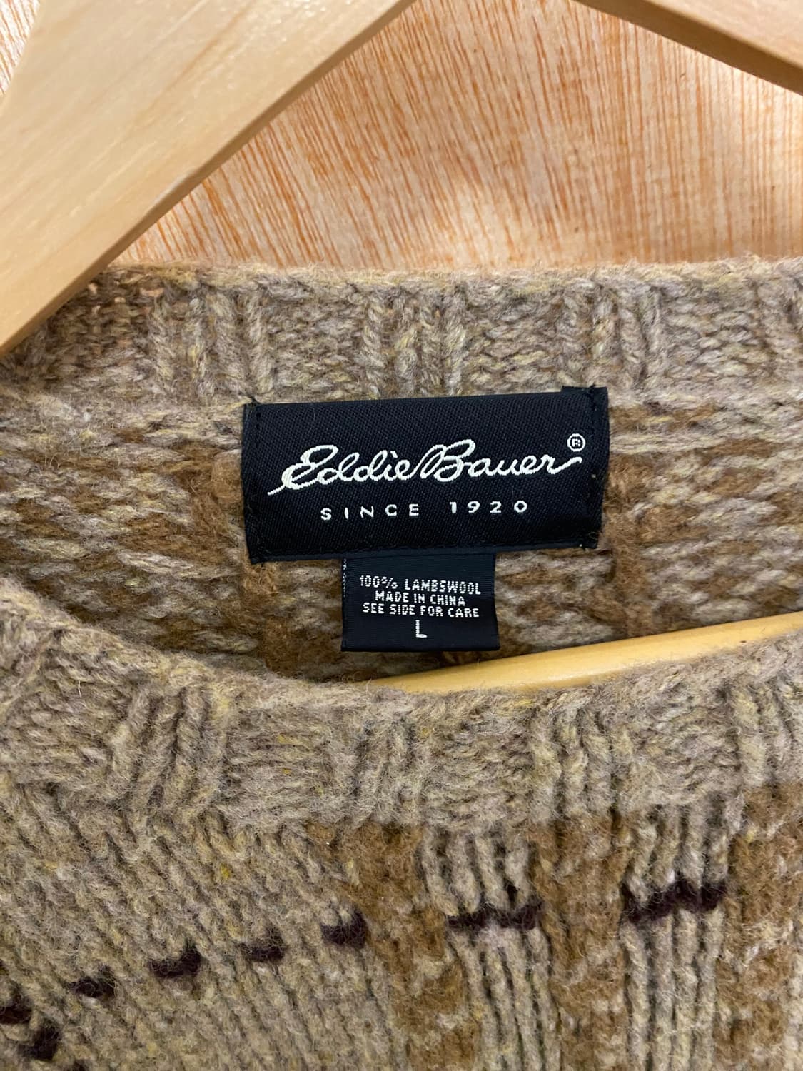 EDDIE BAUER check knit 에디바우어 체크 니트 상품이미지5