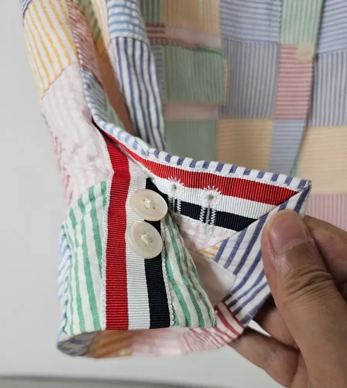 톰브라운 패치워크 시어서커 자켓(2/100) 상품이미지4