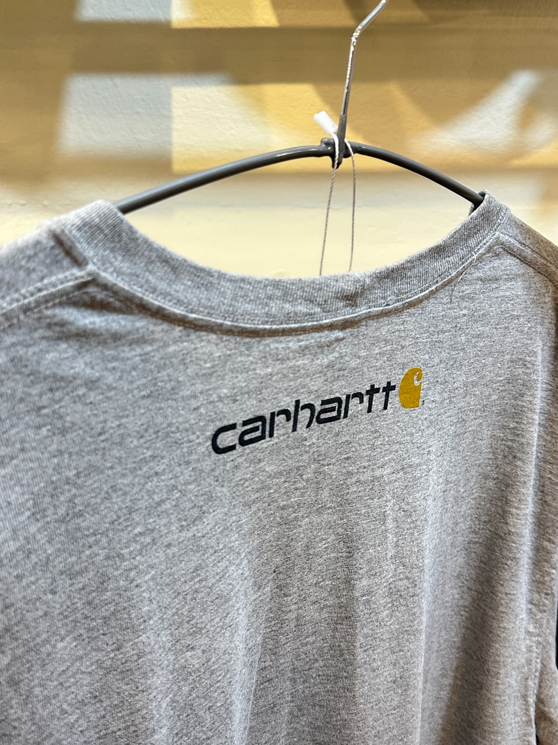 칼하트 로고 스펠아웃 반팔 티셔츠 그레이 L 상품이미지4