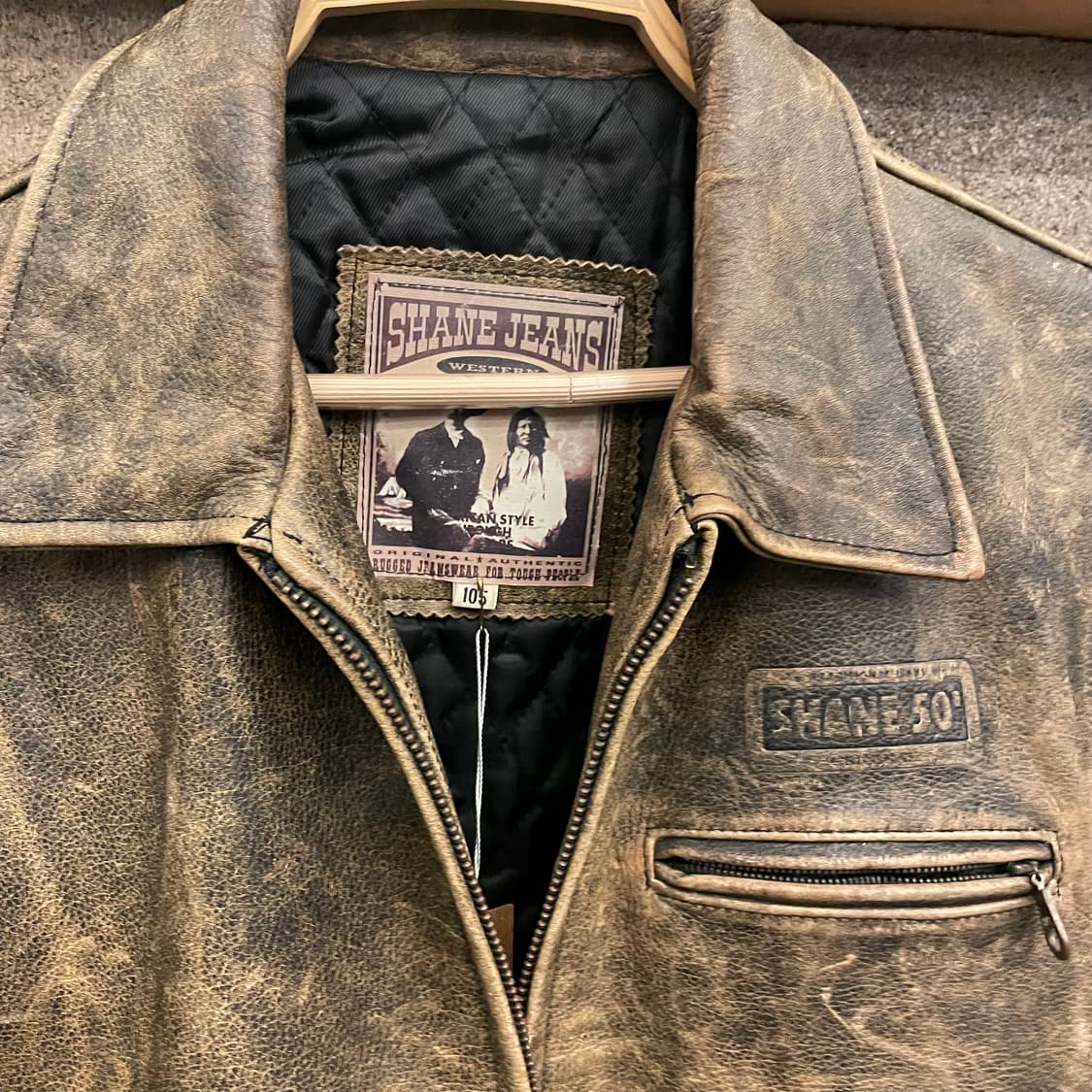 Shane Jeans 소가죽 조끼 상품이미지2