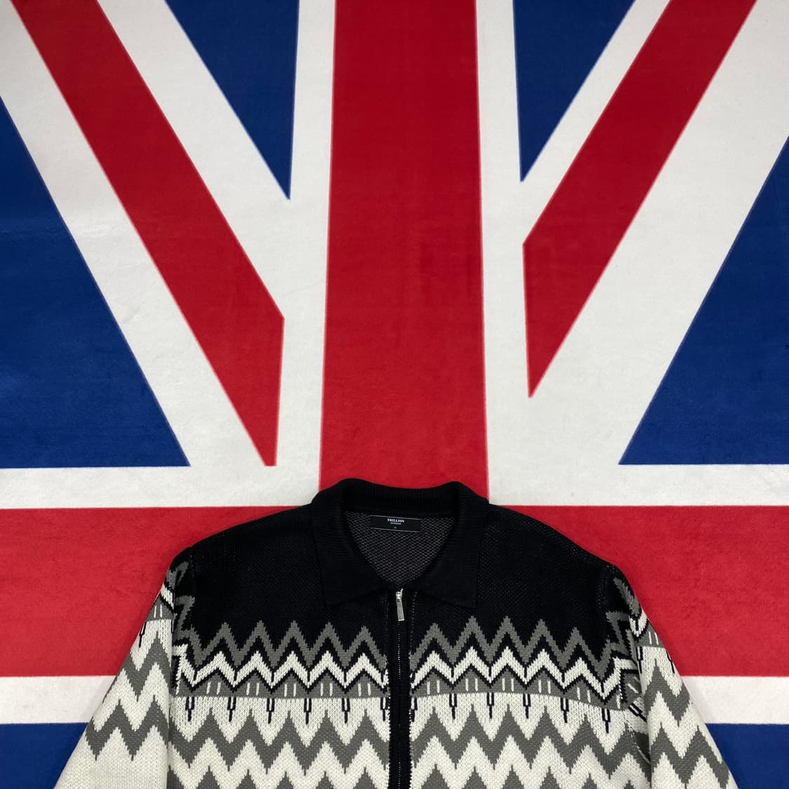 트릴리온 니트 집업 XL  상품이미지2