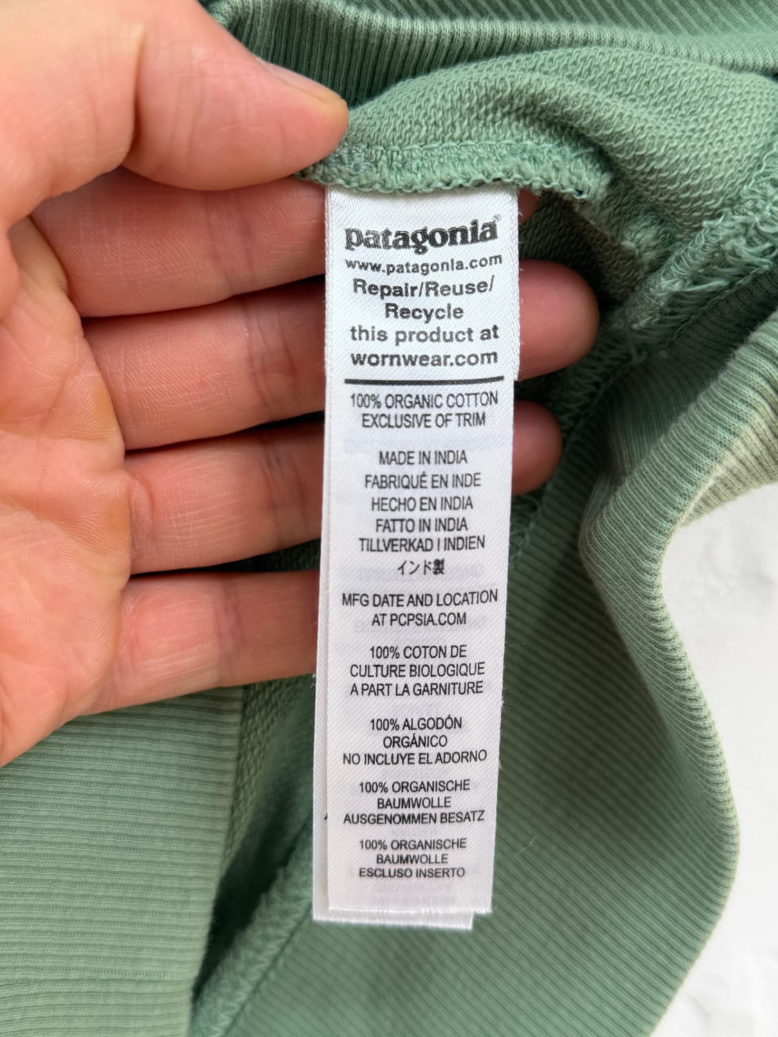 Patagonia 파타고니아 우먼 오가닉 울프 후드티 S 상품이미지6