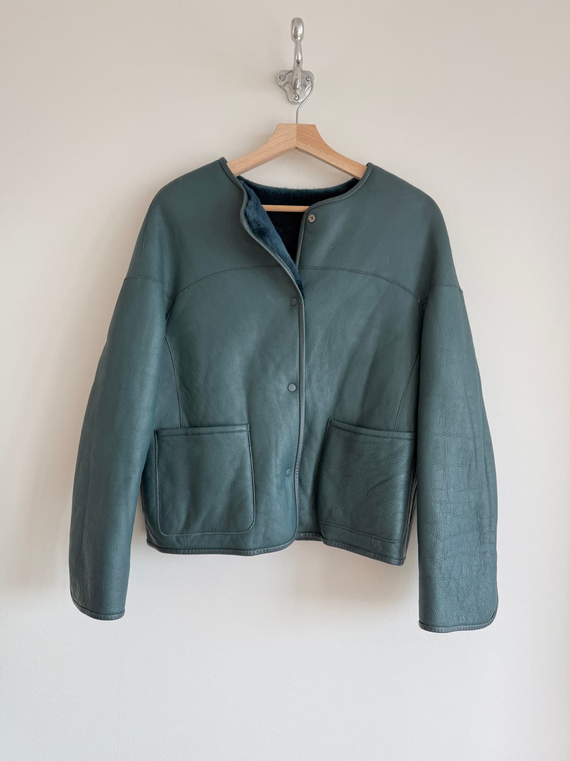 칼 라거펠트(KARL LAGERFELD) 리버시블 레더&밍크 자켓 상품이미지1