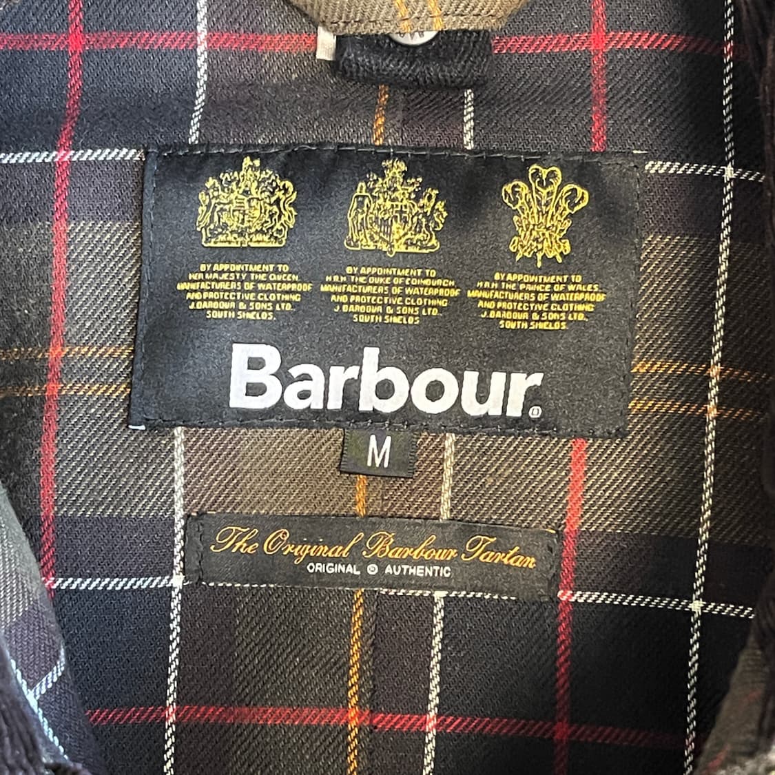 (급처/5회 실착) 바버 브리스톨 올리브 색상 M사이즈 상품이미지4