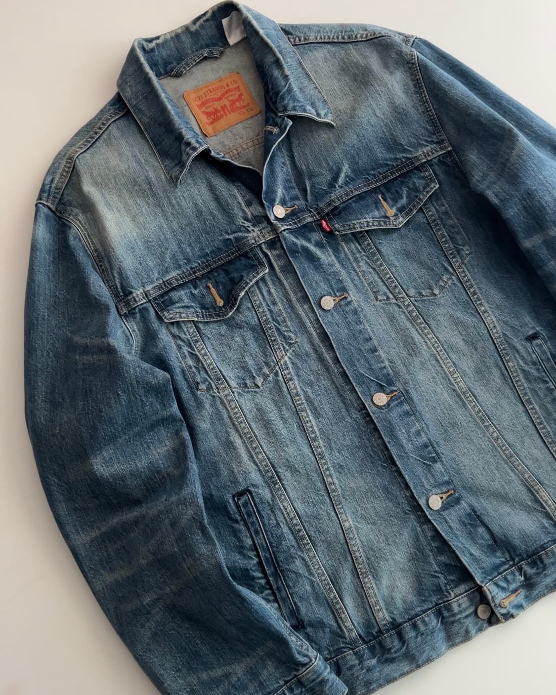 리바이스 빈티지 데님 자켓 XXL 상품이미지4