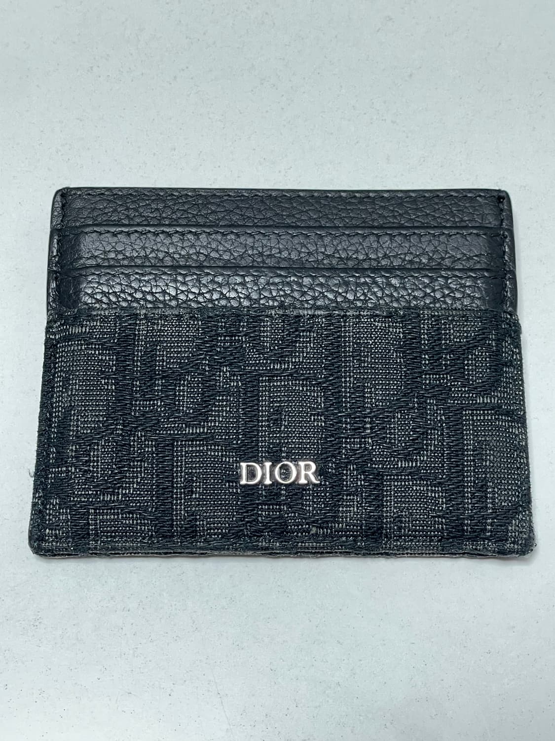 (정품)디올 오블리크 블랙 카드지갑 상품이미지1