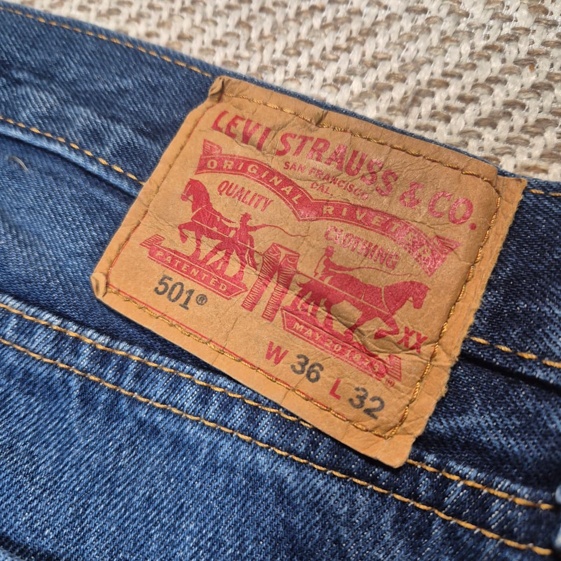 리바이스 501 36/32 ( p33 ) 상품이미지5