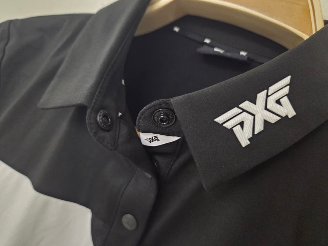 PXG 여성 골프 반팔티 S 블랙/화이트 상품이미지4